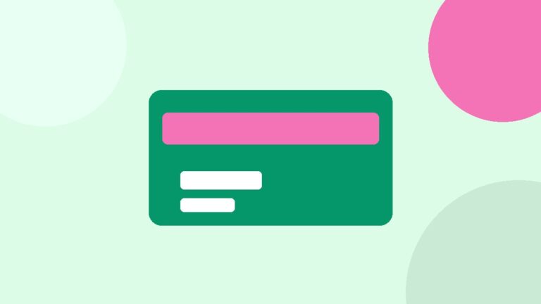Installment payment card illustration