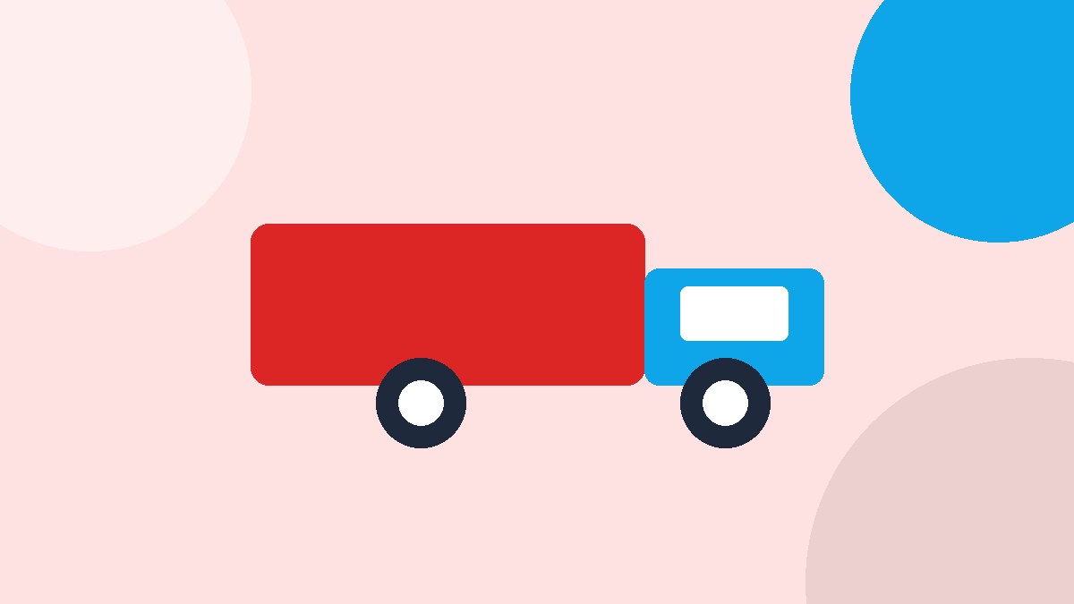 January clearance shopping illustration