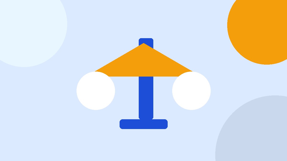 Split shopping carts and budget illustration