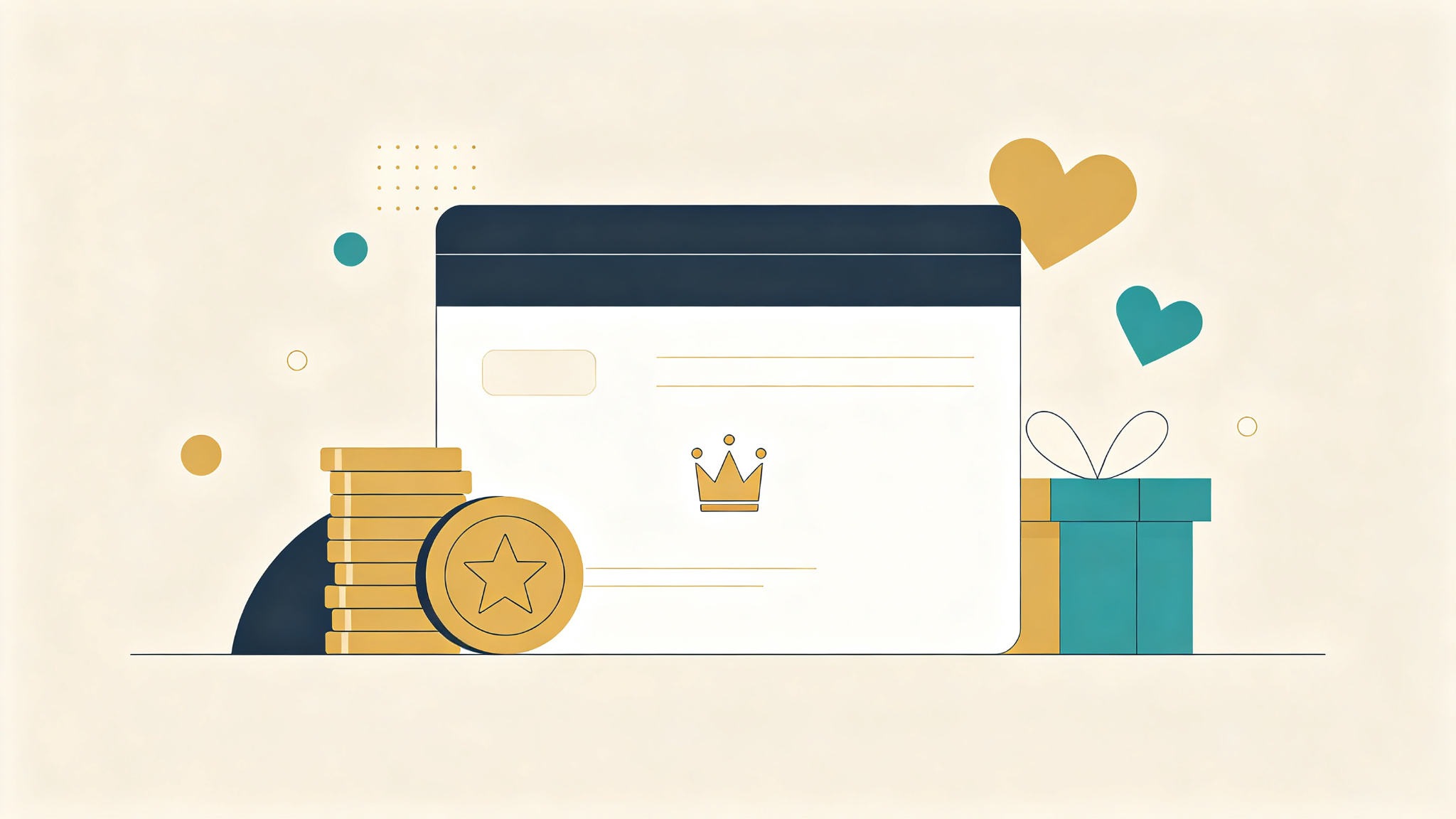 Loyalty program rewards concept illustration